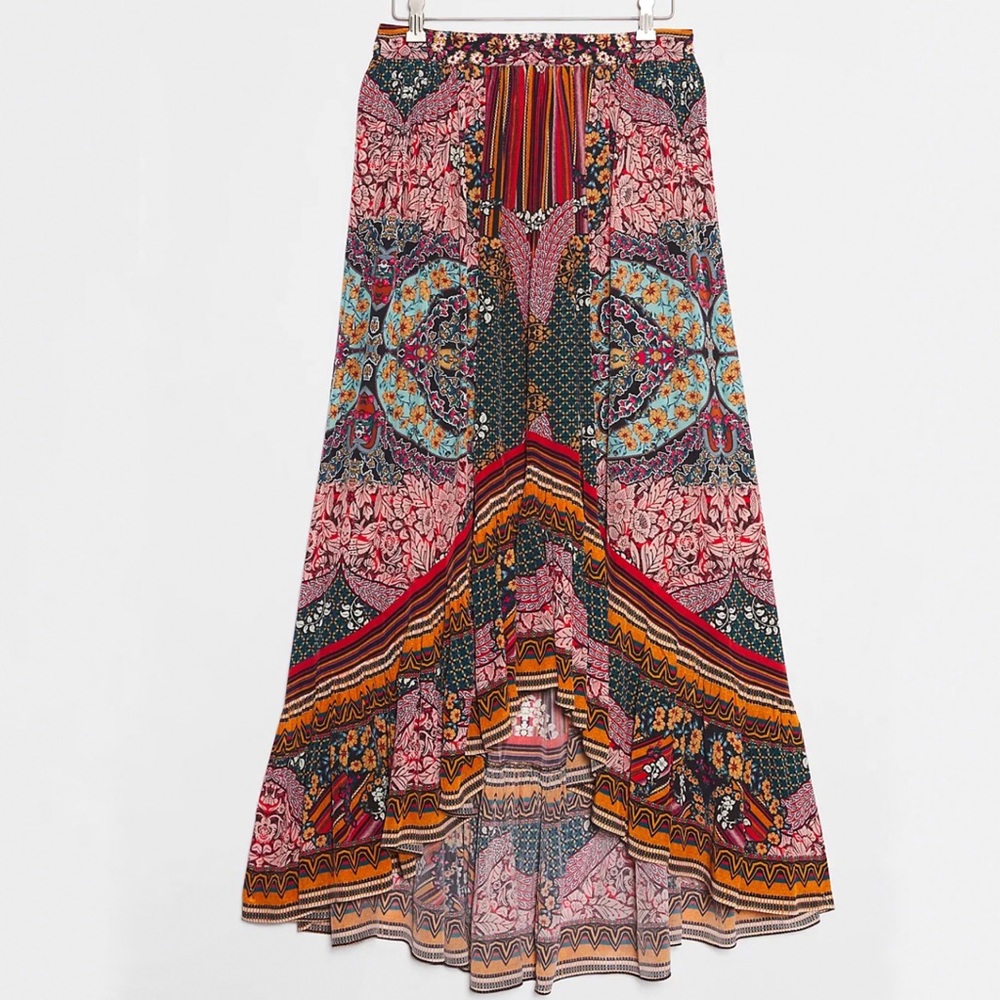 Anthropologie Allaire High-Low Maxi Skirt